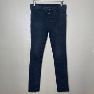 IRO Jeans Mens 33 Black Skinny Slim Fit Denim Stretch Casual